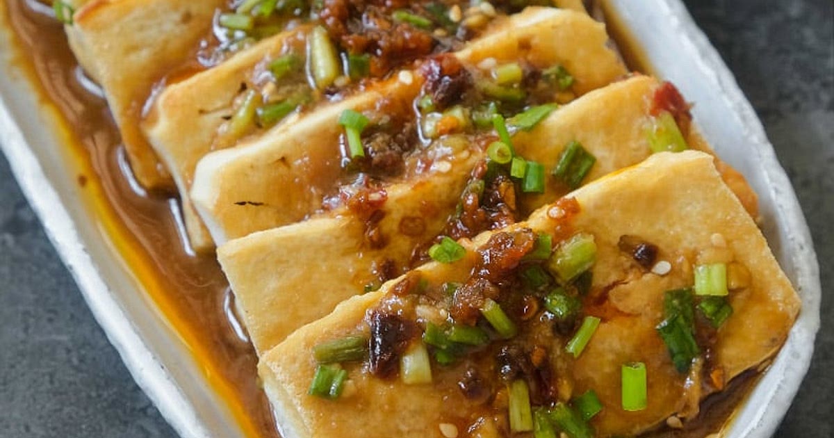 Pan-Fried Tofu with Chili Miso Sauce Recipe | Samsung Food App
