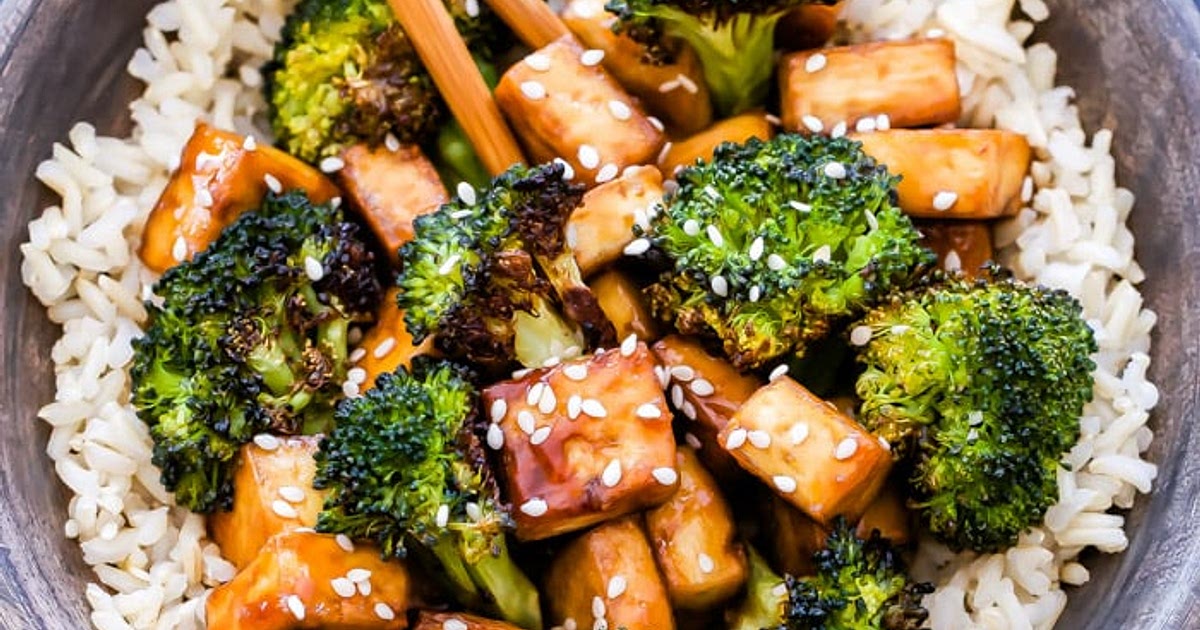 Sheet Pan Crispy Teriyaki Tofu and Broccoli Recipe | Samsung Food App