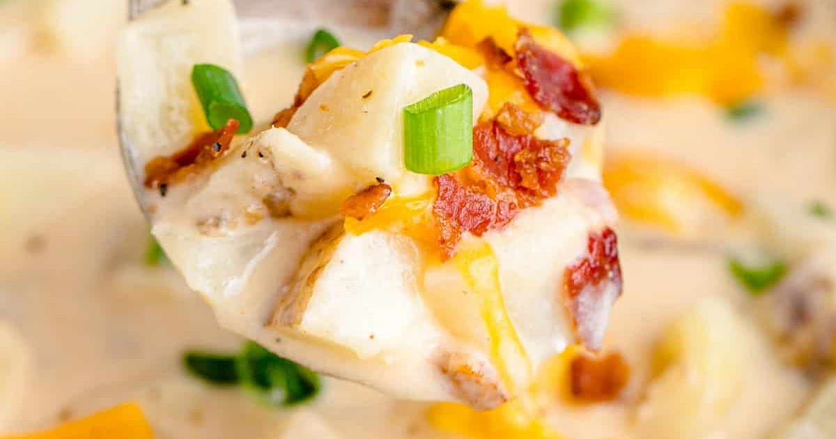 Slow Cooker Potato Soup (with frozen potatoes) Recipe | Samsung Food App