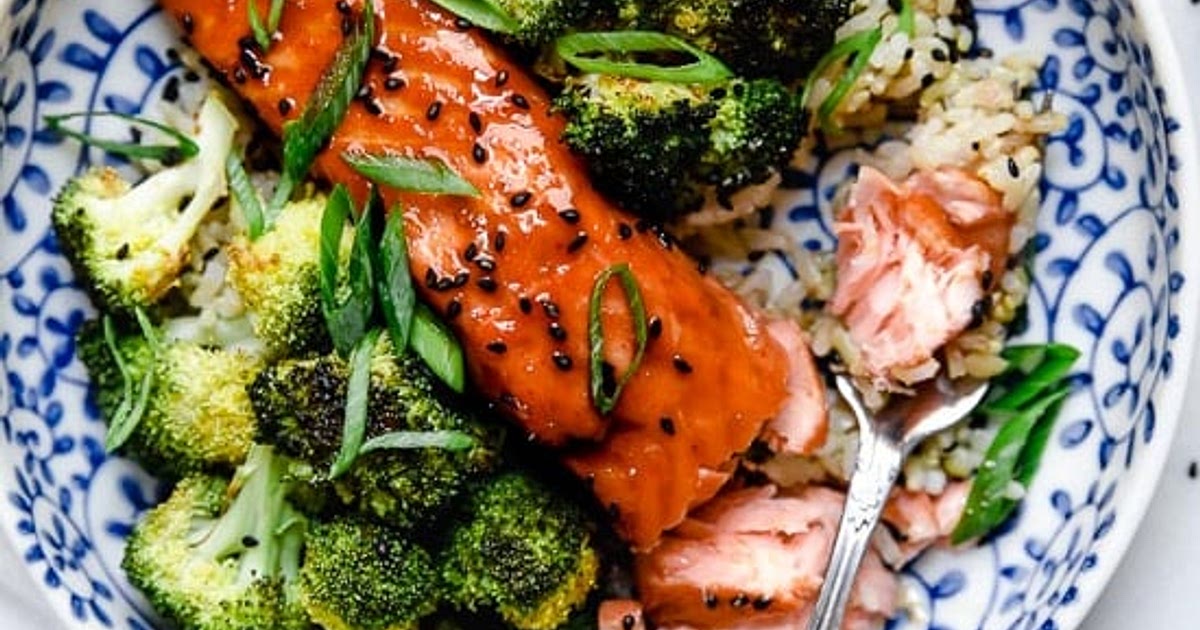 Air Fryer Salmon with Maple Soy Glaze Recipe | Samsung Food App