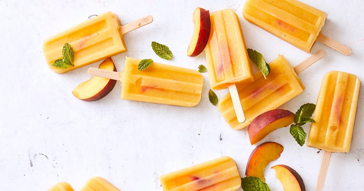 Vegan Peaches and Cream Ice Pops Recipe | Samsung Food App