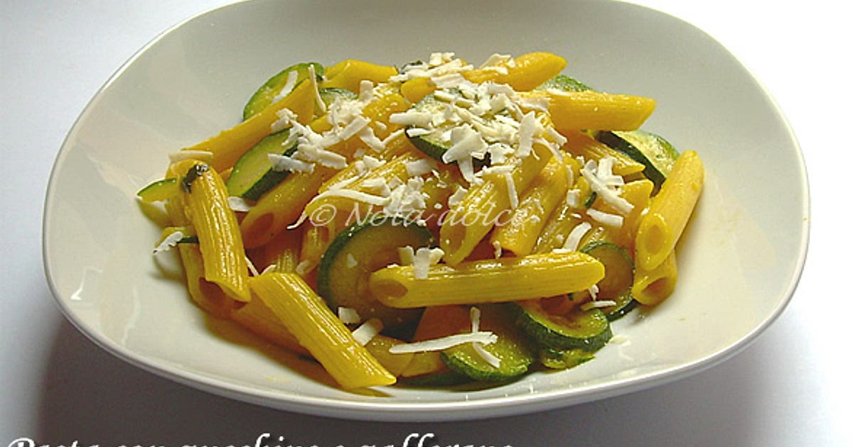 Penne con zucchine e zafferano ricetta veloce e facile Recipe | Samsung Food App