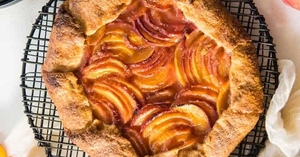Easy Peach Galette Recipe | Samsung Food App