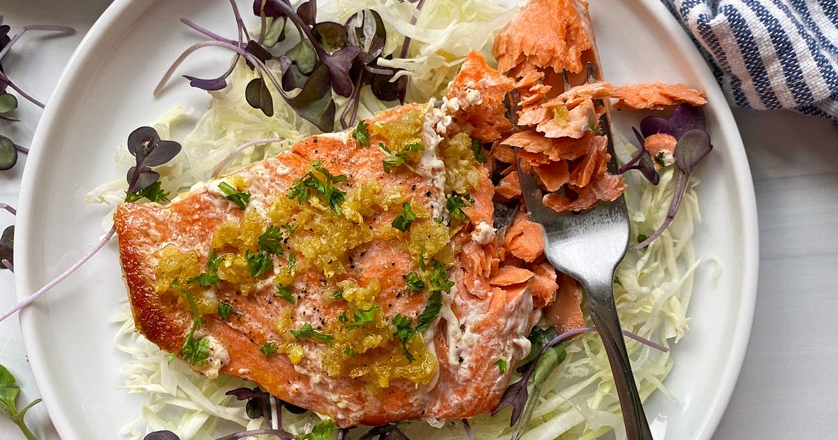 The Best Lemon Ginger Salmon (Pan Cooked) Recipe | Samsung Food App