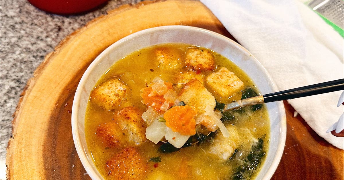 30 Minute Tuscan White Bean Vegetable Soup Recipe | Samsung Food App