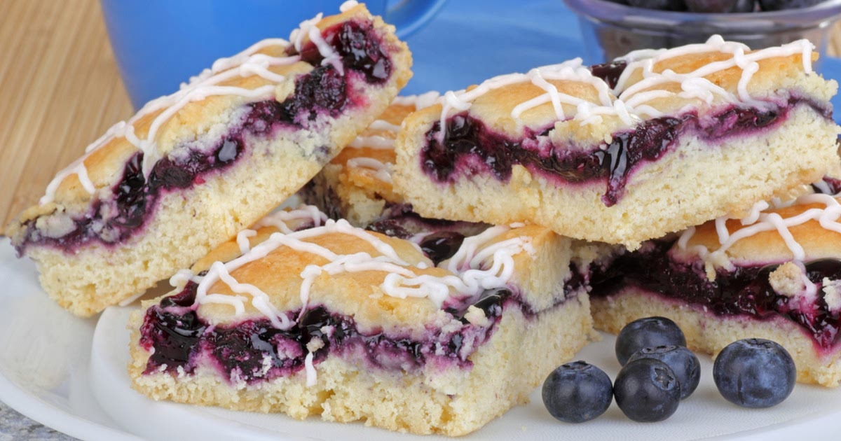 Blueberry Cake Bars Recipe | Samsung Food App