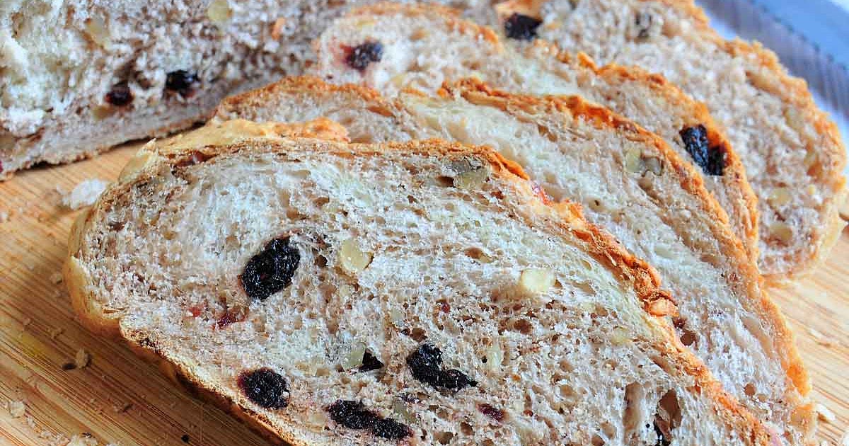 Bread Machine Cranberry Walnut Bread Recipe | Samsung Food App