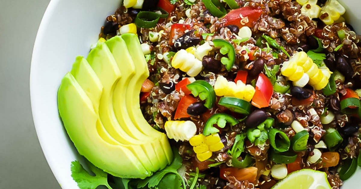 Spicy Red Quinoa Salad Recipe | Samsung Food App