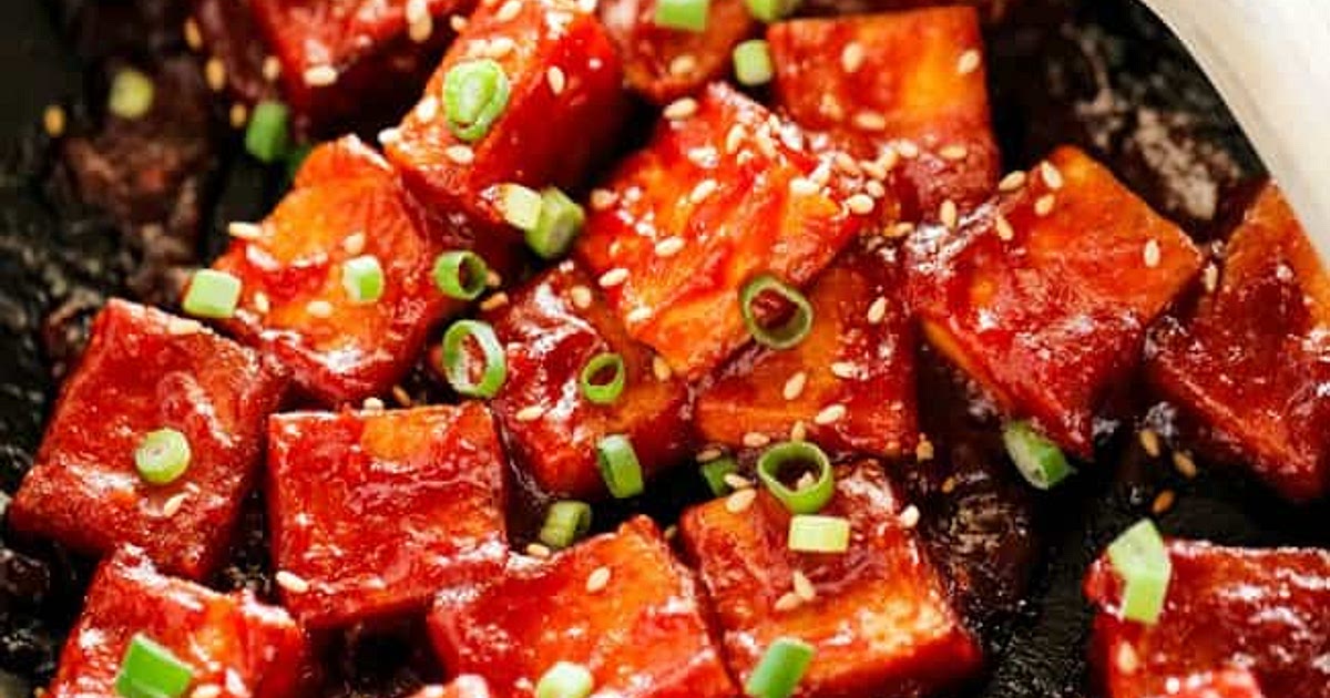 Korean Tofu with Spicy Korean Ketchup Recipe | Samsung Food App