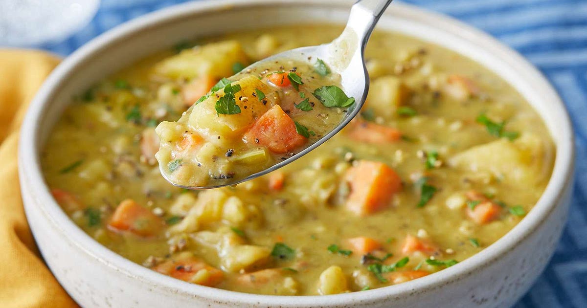 Vegan Split Pea Soup Recipe | Samsung Food App
