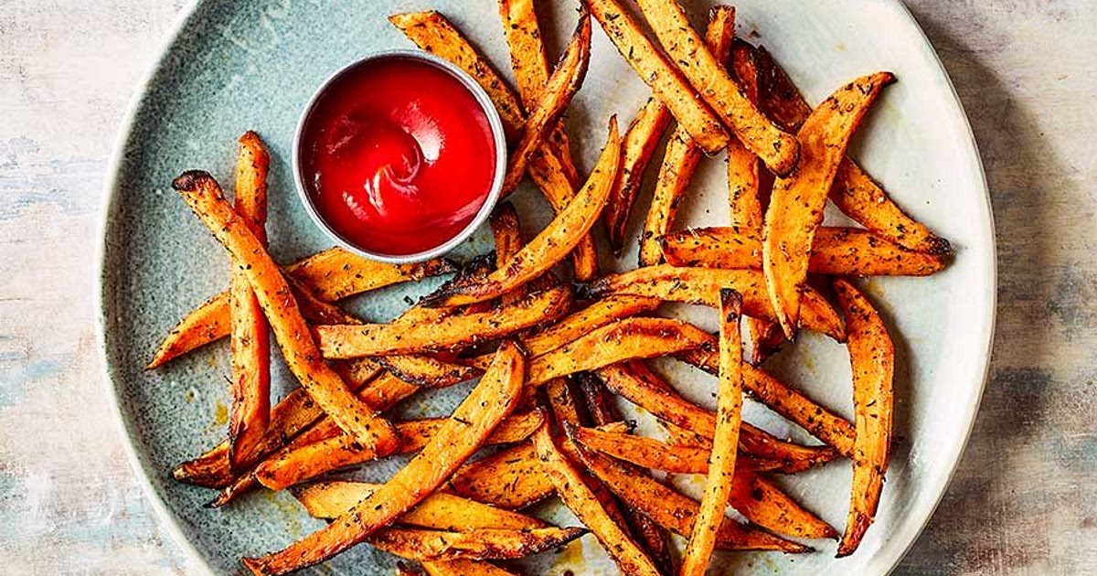 Air fryer sweet potato fries Recipe | Samsung Food App