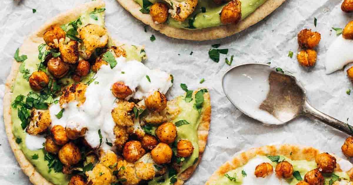 Roasted Veggie Pitas with Avocado Dip Recipe | Samsung Food App