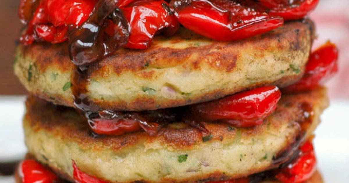 My favourite Potato Cakes with Pepper Salsa Recipe | Samsung Food App