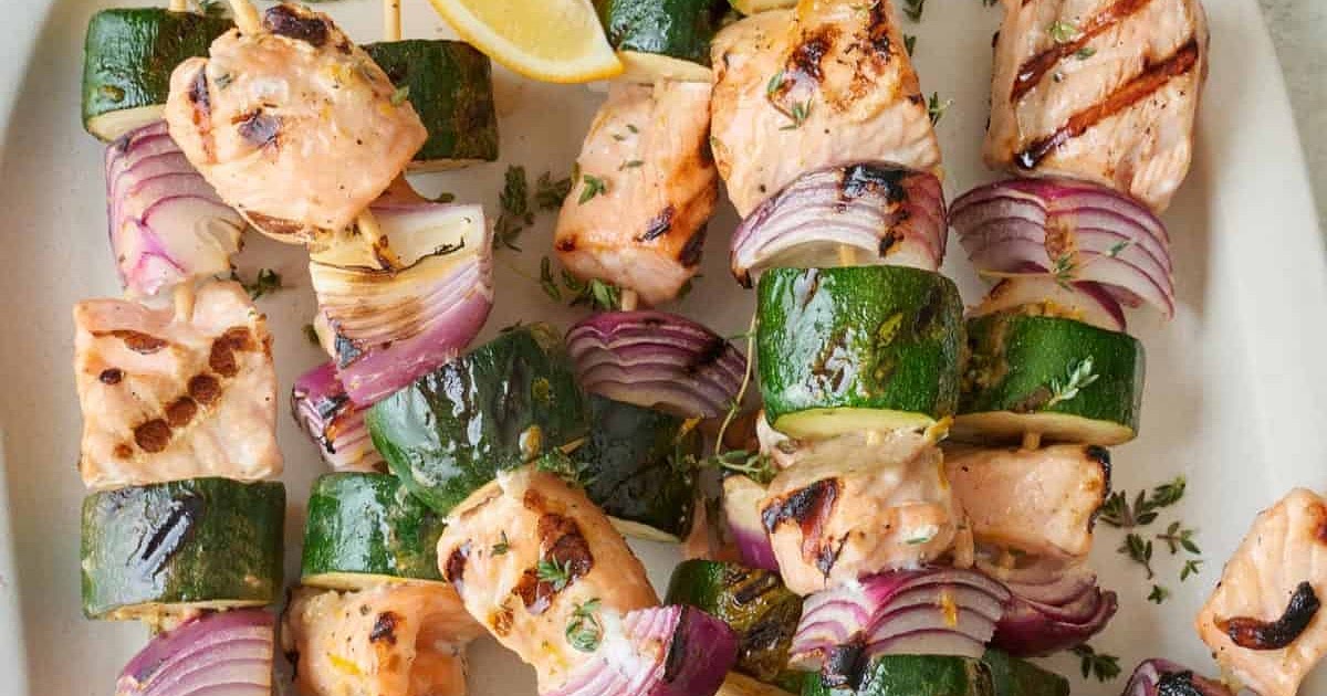 Salmon Kabobs Recipe | Samsung Food App