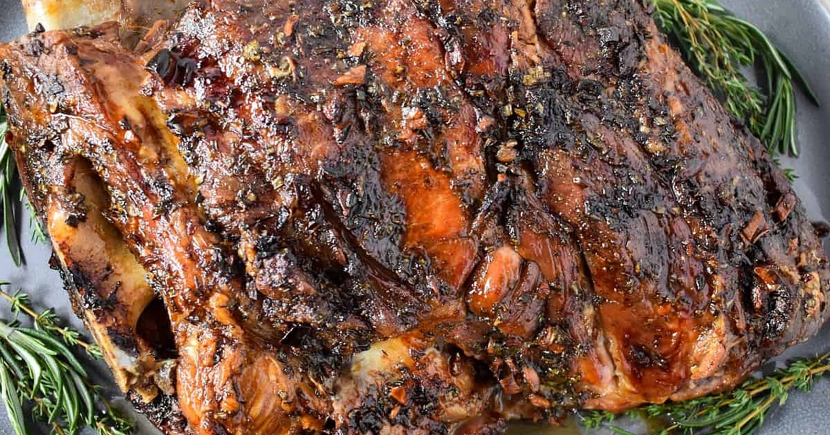 Easy Oven Roasted Pork Butt with Garlic and Herbs Recipe | Samsung Food App
