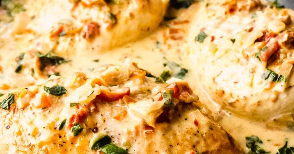 Creamy Keto Tuscan Chicken Recipe | Samsung Food App