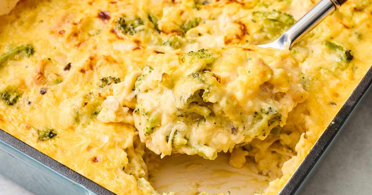 Broccoli, Rice, Cheese, and Chicken Casserole Recipe | Samsung Food App