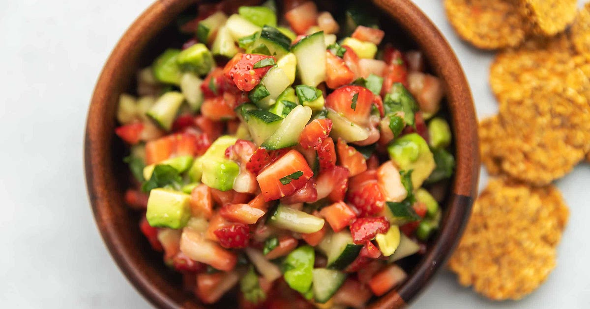 Strawberry Avocado and Cucumber Salsa Recipe | Samsung Food App