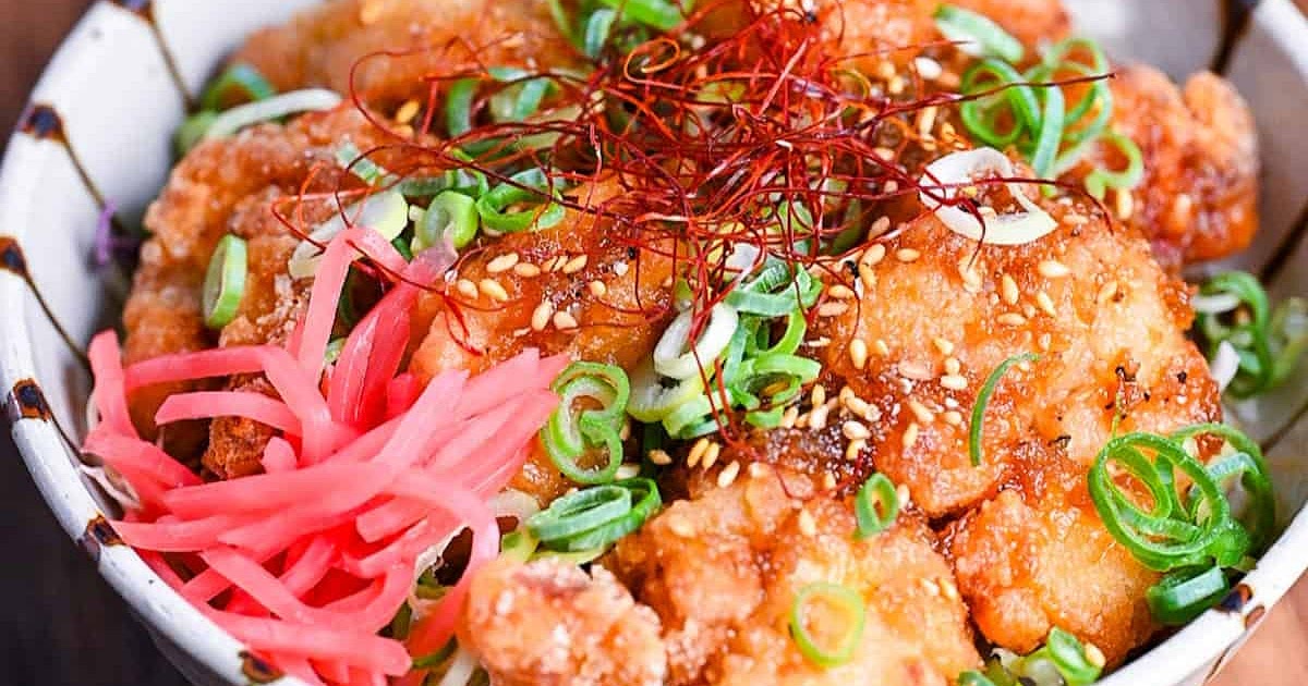 Crispy Karaage Don (Japanese Fried Chicken Rice Bowl) Recipe | Samsung Food App