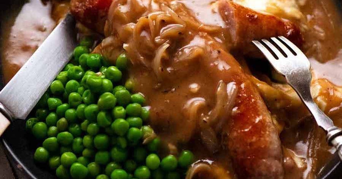 Bangers &amp; Mash (Sausage with Onion Gravy) Recipe | Samsung Food App