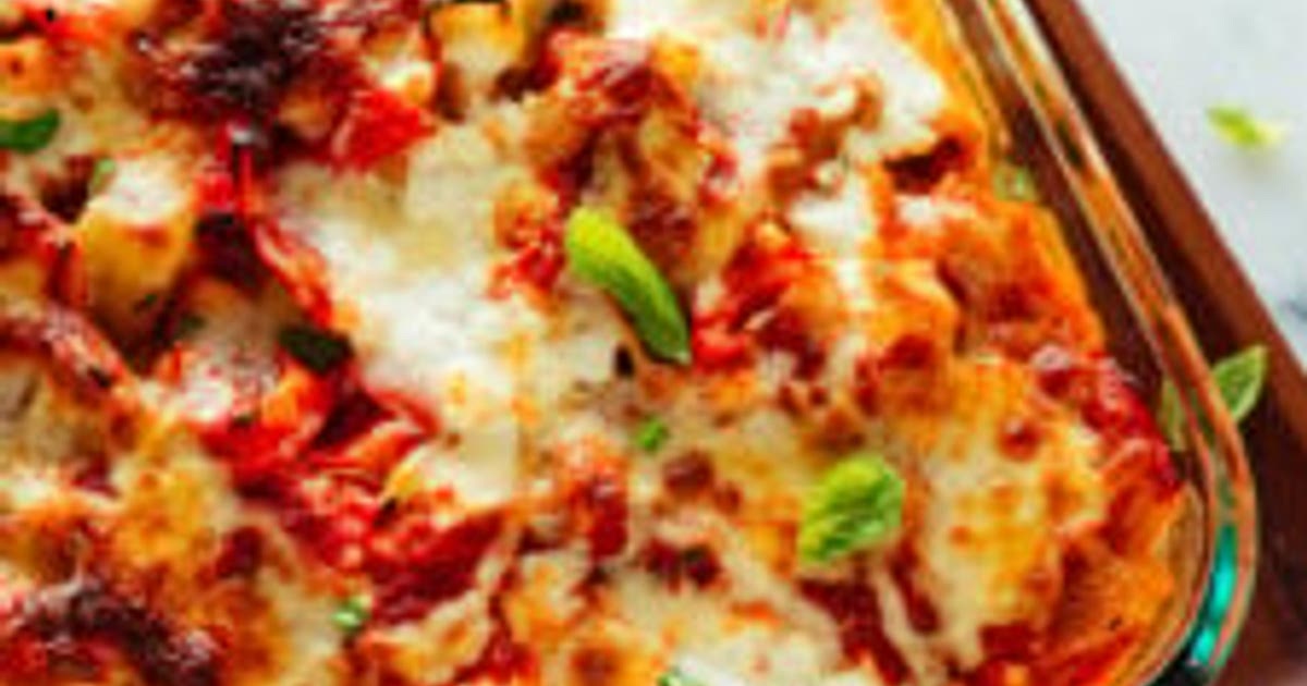 Baked Ziti with Roasted Vegetables Recipe | Samsung Food App