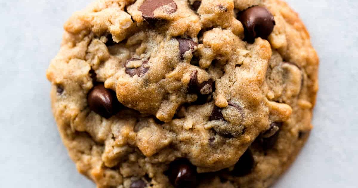 Big Fat Peanut Butter Oatmeal Chocolate Chip Cookies Recipe | Samsung Food App