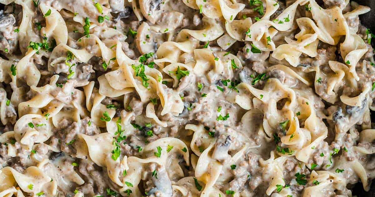 Ground Beef Stroganoff Recipe | Samsung Food App