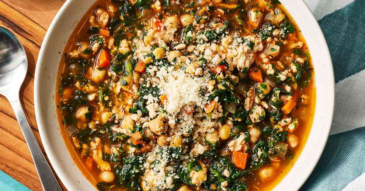 Hearty Chickpea & Spinach Stew Recipe | Samsung Food App