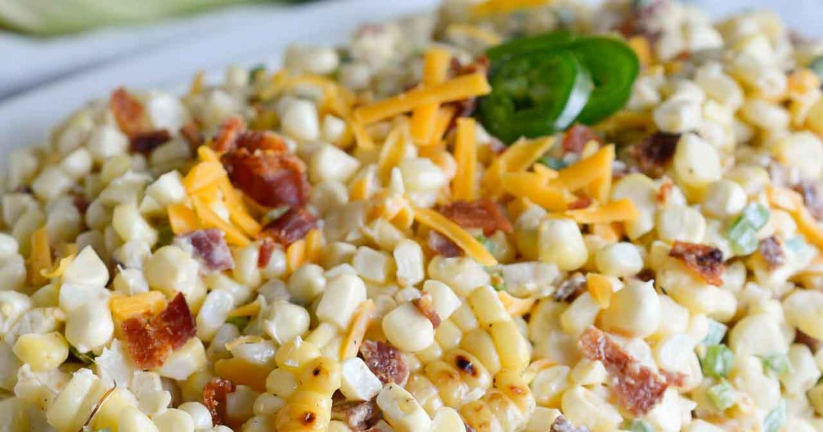 Jalapeño Popper Grilled Corn Salad Recipe | Samsung Food App