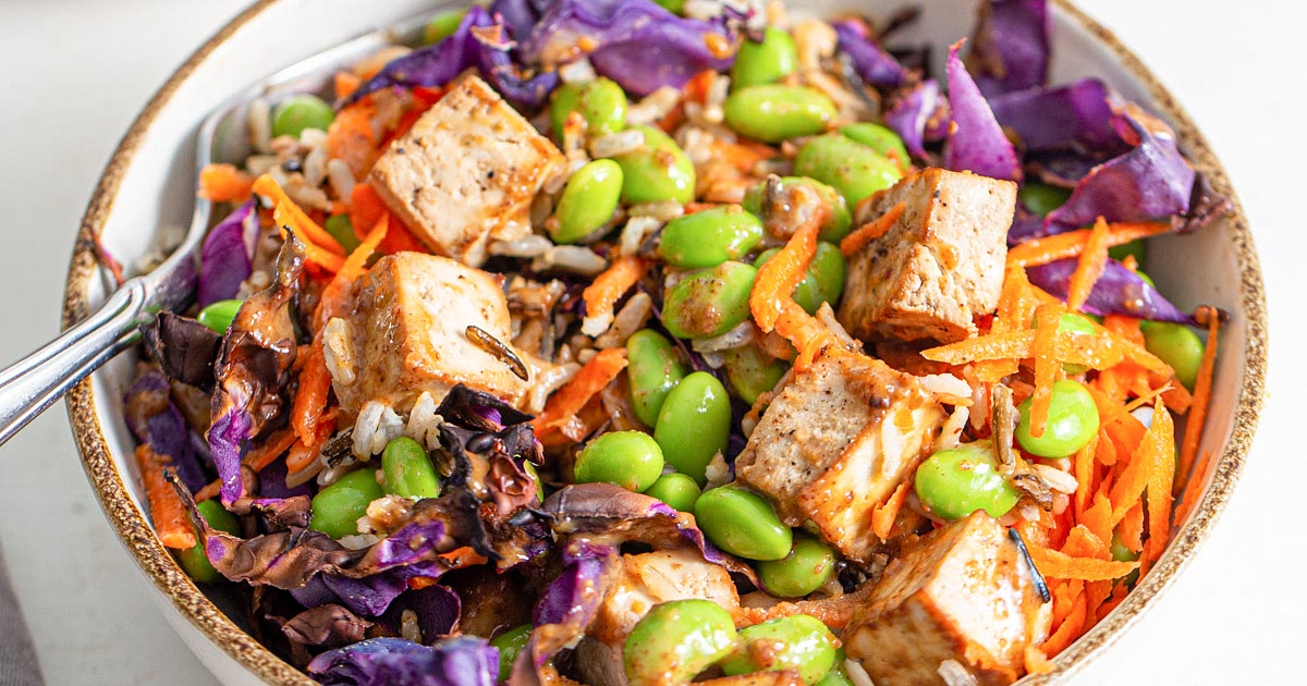 Tofu Edamame Buddha Bowls Recipe | Samsung Food App