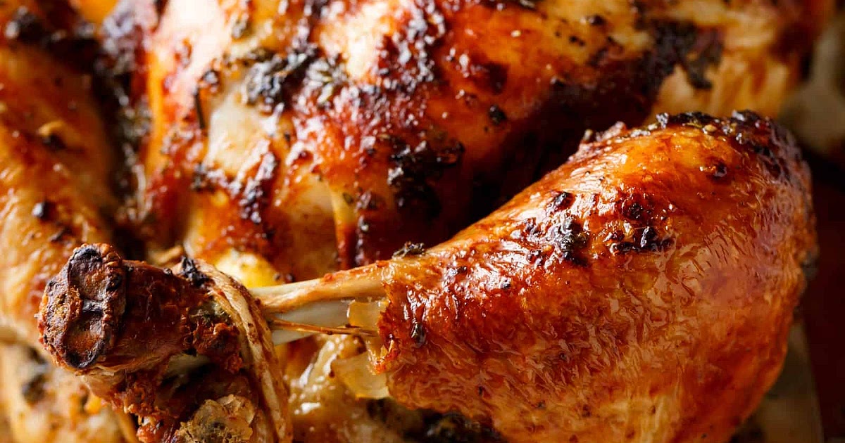 Garlic Herb Butter Roast Chicken Recipe | Samsung Food App
