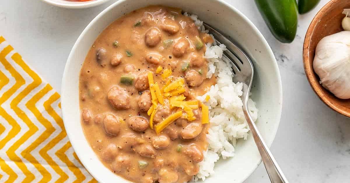 Cheesy Pinto Beans Recipe | Samsung Food App