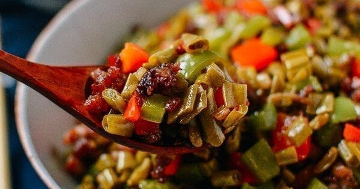 Pickled Long Beans with Pork Stir Fry Recipe | Samsung Food App