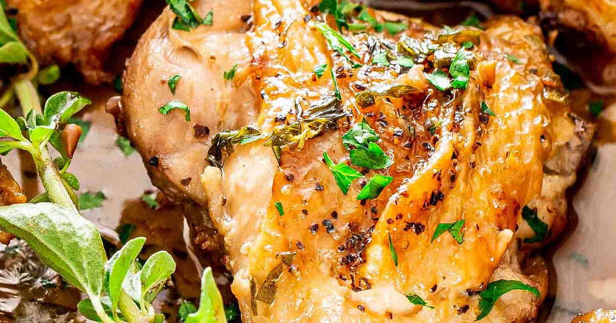 Chicken With Garlic Herb Sauce Recipe | Samsung Food App