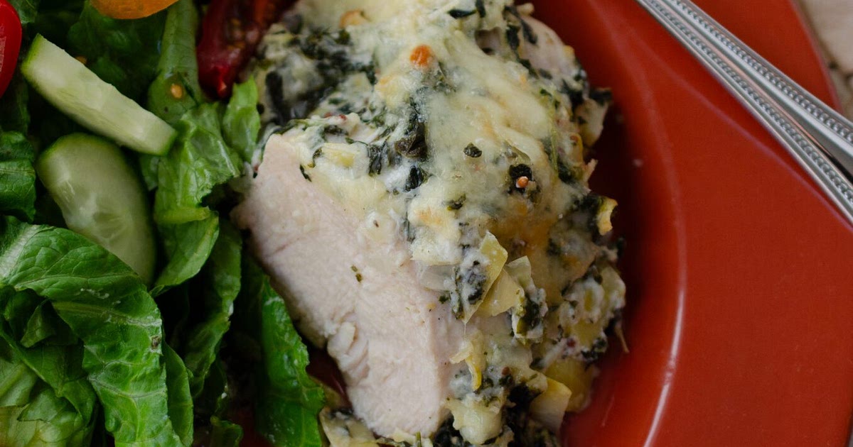 Spinach and Artichoke Baked Chicken Recipe | Samsung Food App