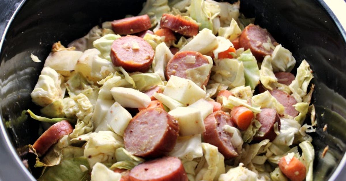 Crock-Pot Cabbage, Kielbasa Sausage and Potatoes Recipe | Samsung Food App
