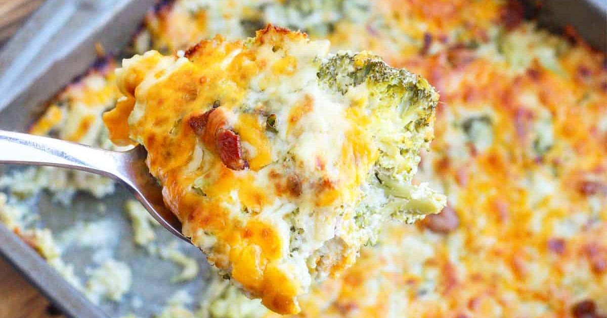Loaded Cauliflower Broccoli Casserole Recipe | Samsung Food App