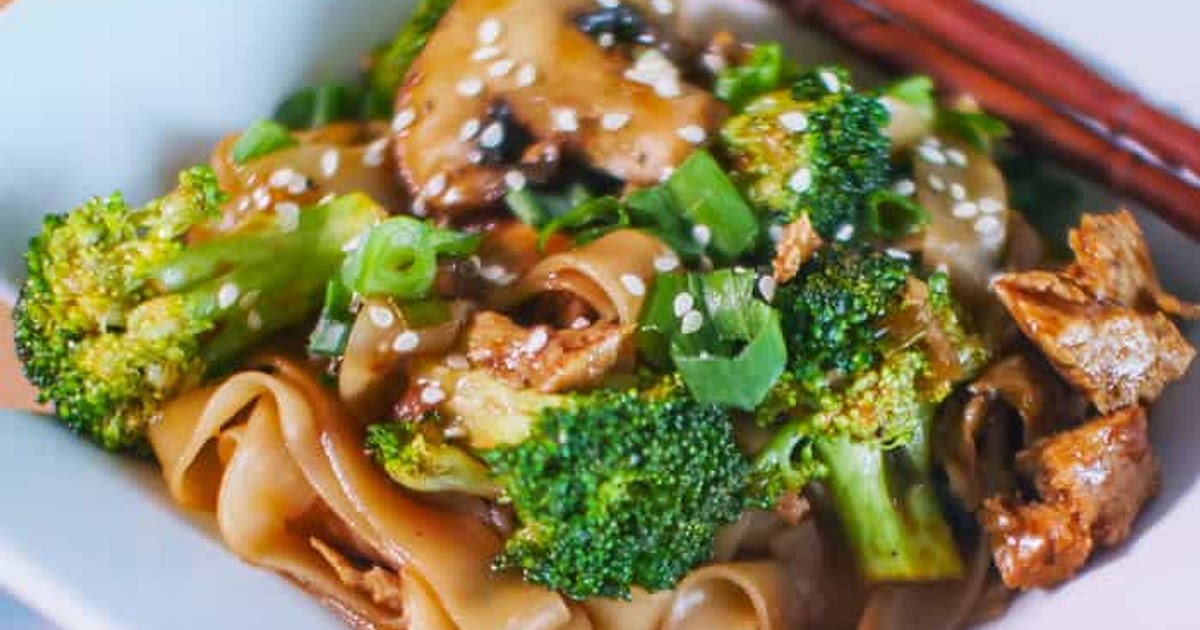 Vegan Thai Drunken Noodles (Pad Kee Mao) Recipe | Samsung Food App