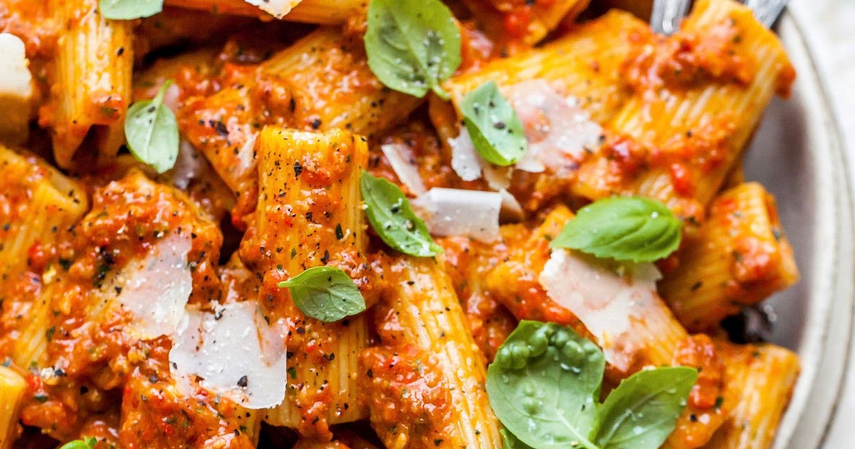 Red Pesto Pasta Recipe | Samsung Food App
