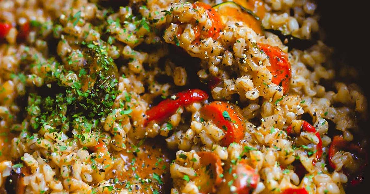 Pearl Barley Carrot and Vegetable Risotto Recipe | Samsung Food App