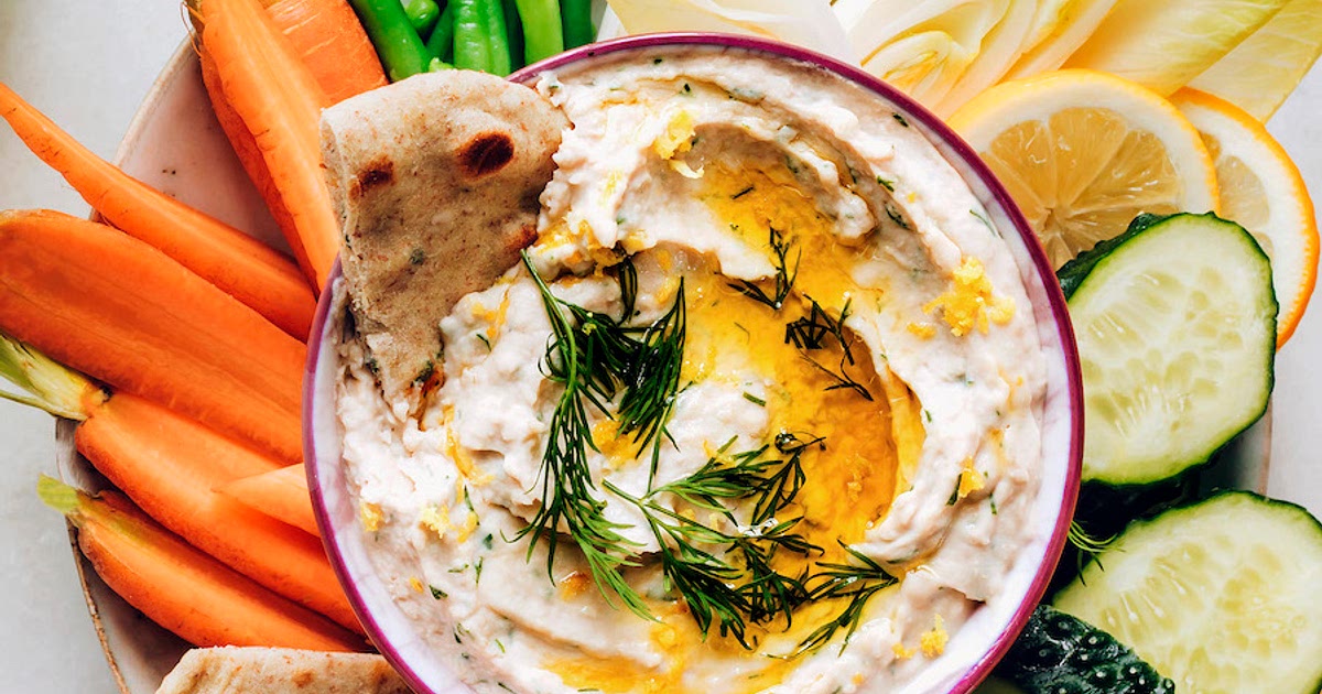 Lemon and Herb White Bean Dip Recipe | Samsung Food App