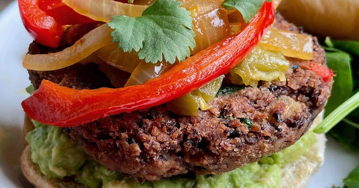 Southwestern Black Bean Burgers Recipe | Samsung Food App