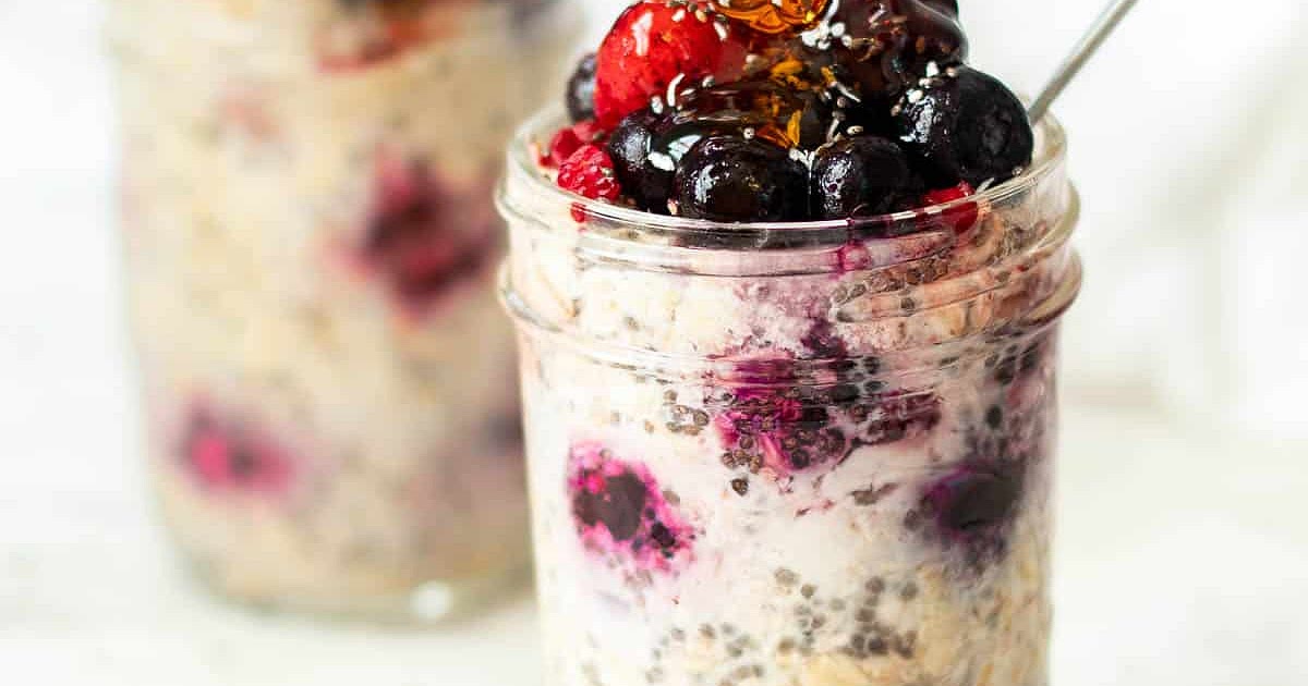 Overnight Oats with Frozen Fruit Recipe | Samsung Food App