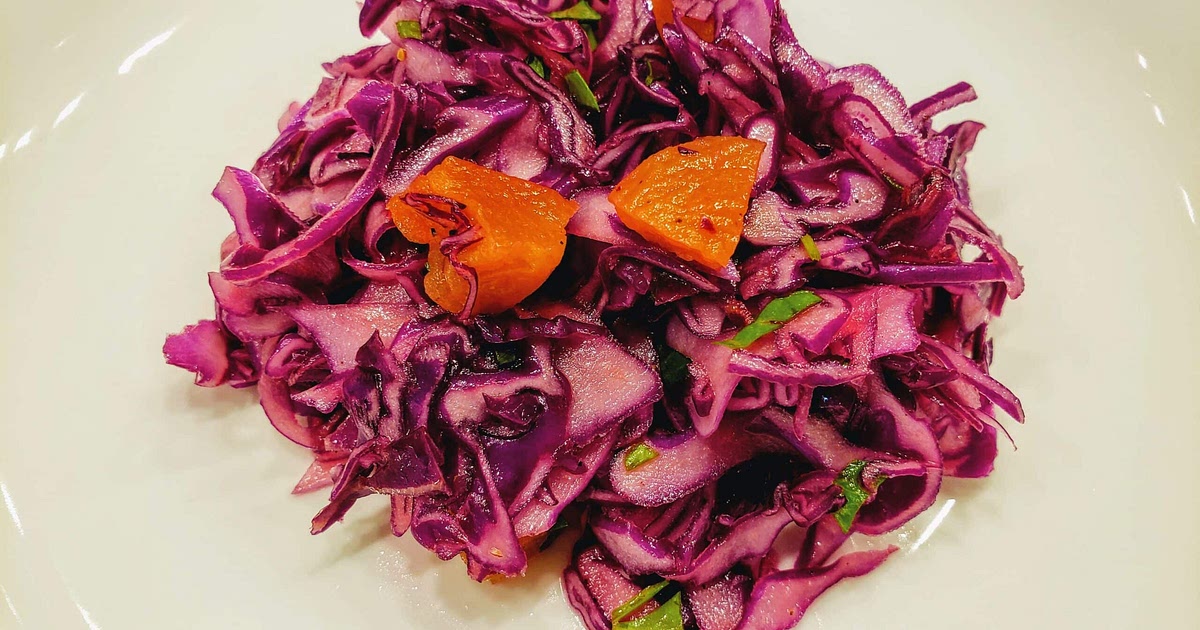 Red cabbage and apricot salad Recipe | Samsung Food App