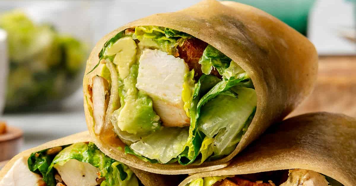 High-Protein Chicken Caesar Wrap Recipe | Samsung Food App