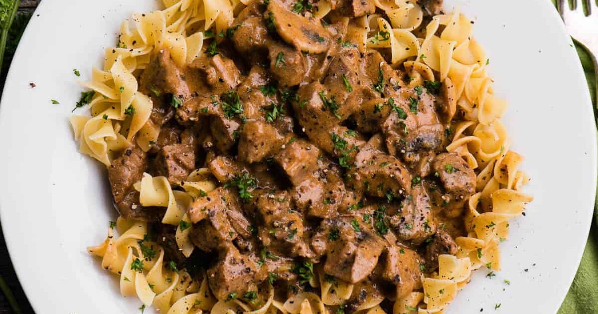 Pressure Cooker Beef Stroganoff Recipe | Samsung Food App