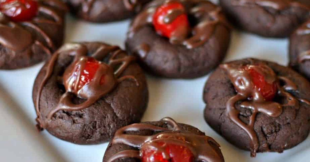 Double Chocolate Cherry Cookies Recipe | Samsung Food App