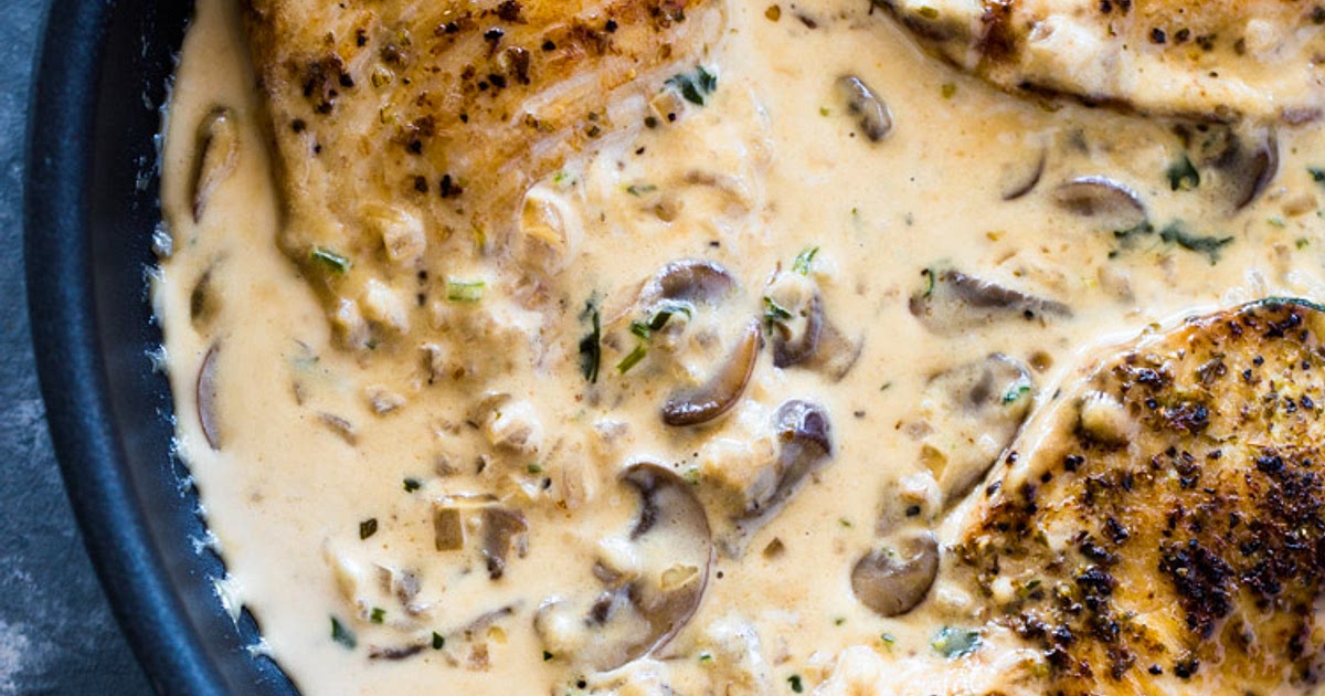 Creamy Garlic Parmesan Mushroom Chicken Recipe | Samsung Food App