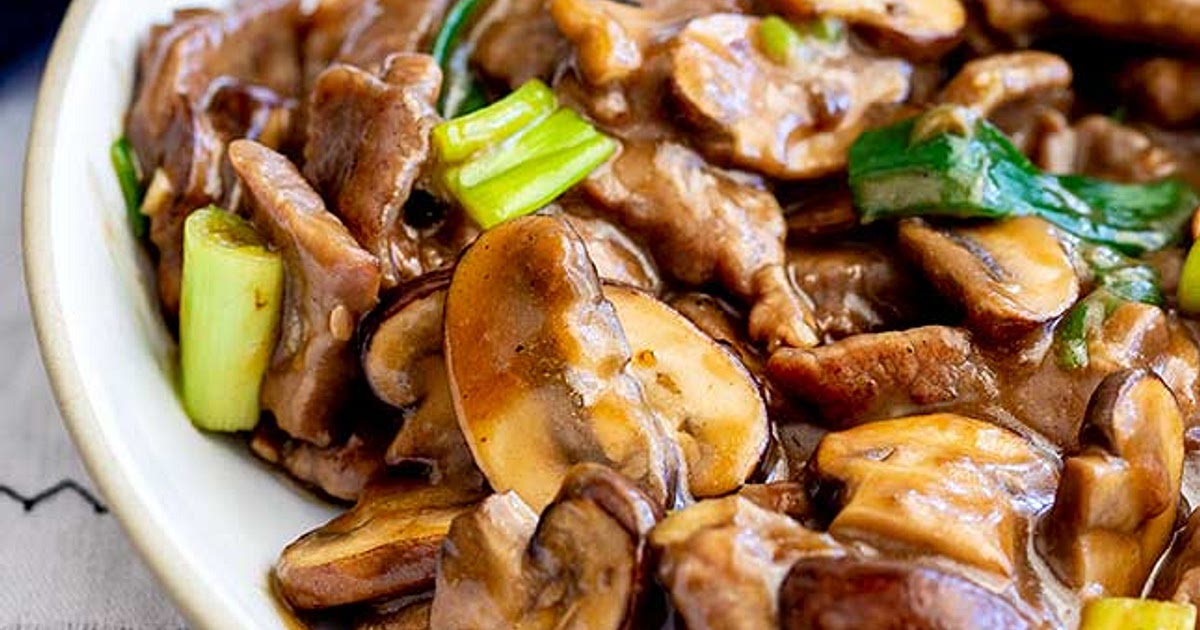 Takeout Style Chinese Beef and Mushroom Recipe | Samsung Food App