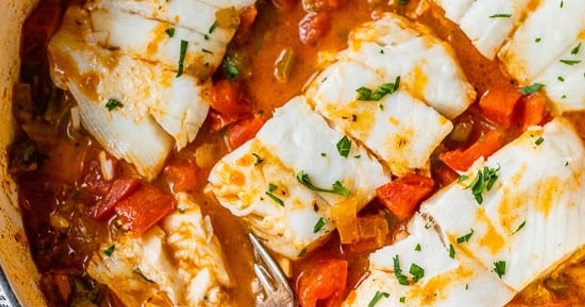 Skillet Cajun Spiced Fish with Tomatoes Recipe | Samsung Food App